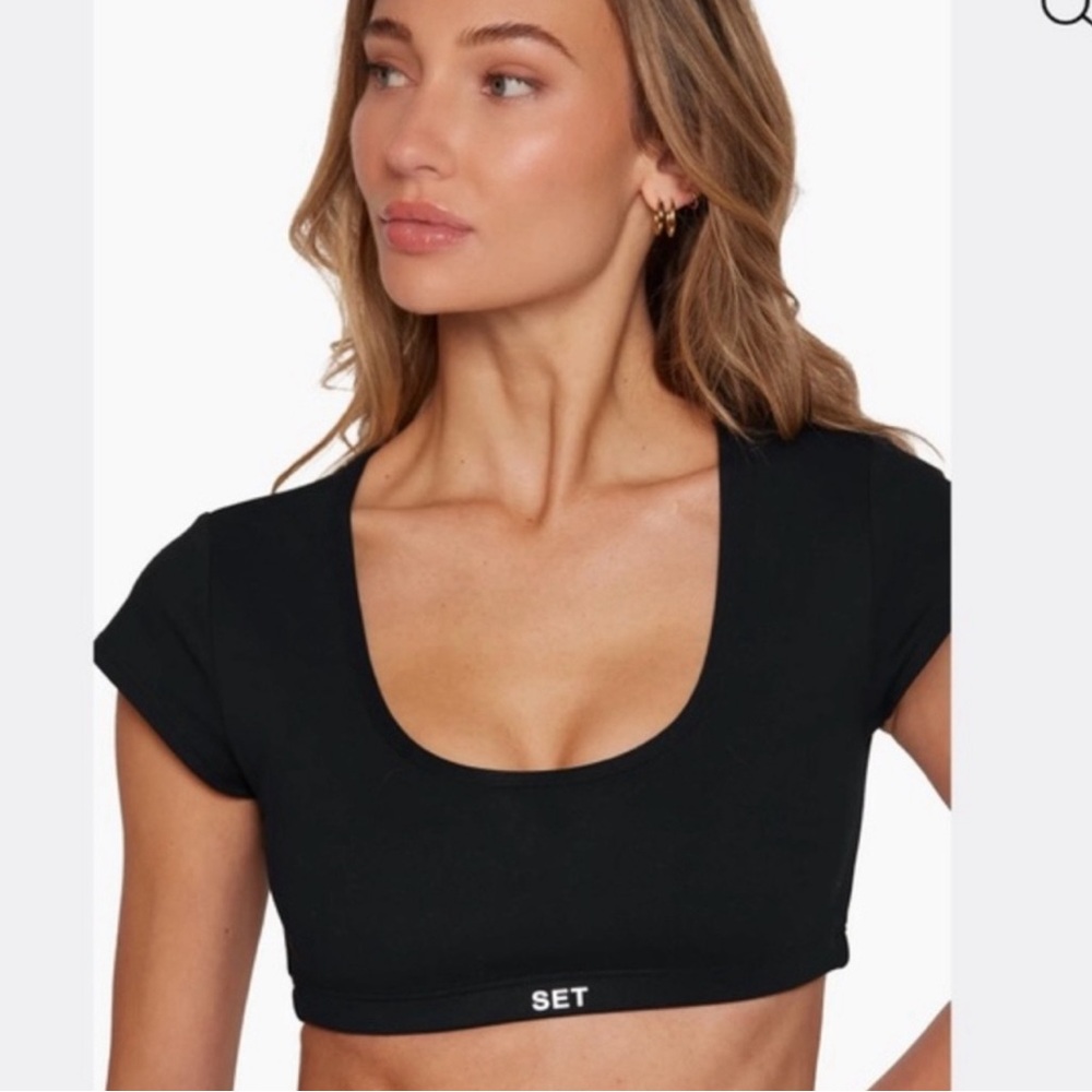 Set Active Short Sleeve Bra